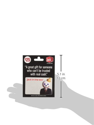 JACK IN THE BOX Physical Gift Card - $25
