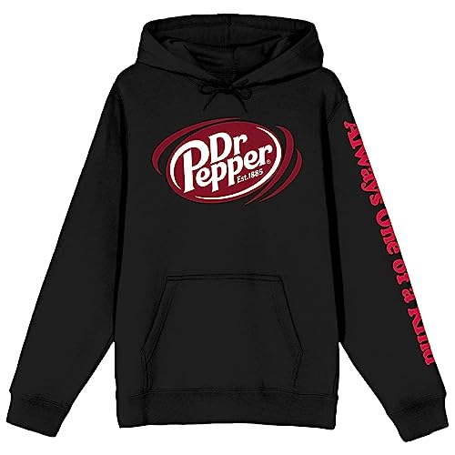 Packed Party Dr Pepper Always One Of A Kind Long Sleeve Women's Black Hooded Sweatshirt