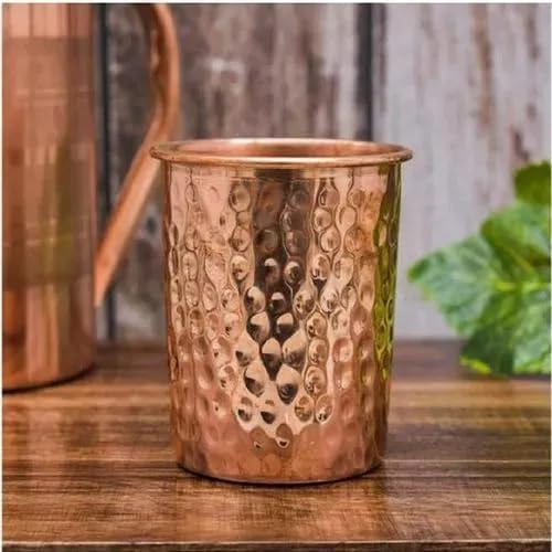 Journal -G House Of Copper Real Copper Cups - Pure Copper Drinking Mugs, Copper Glasses & Coffee Mugs - Perfect Gifts New Set of 2