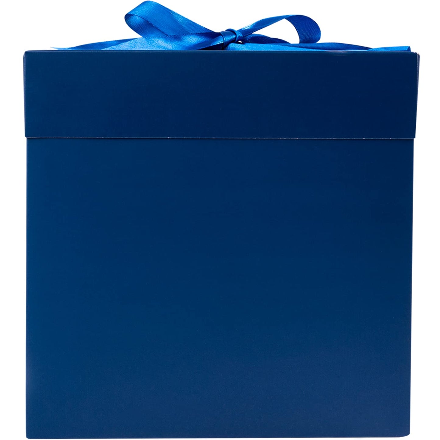 Elephant-package Medium Gift Box with Lids, Ribbon and Paper Filler, for Men Boys Birthday, Father's Day, Bridal Shower, Wedding, Baby Shower - Collapsible, 8.7", 1 Pack, Royal Blue