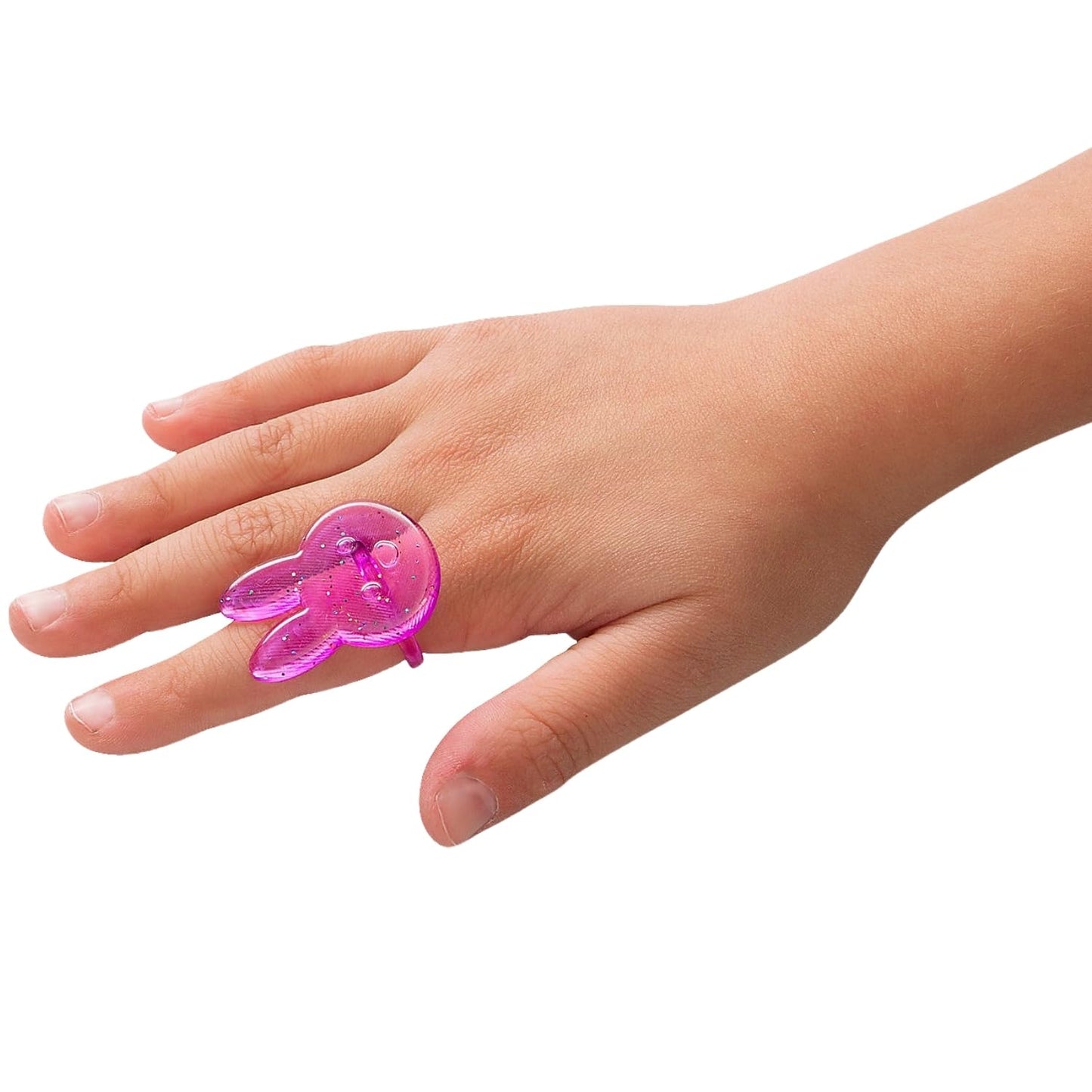 Fun Express Bulk 48 Pieces Easter Glitter Rings