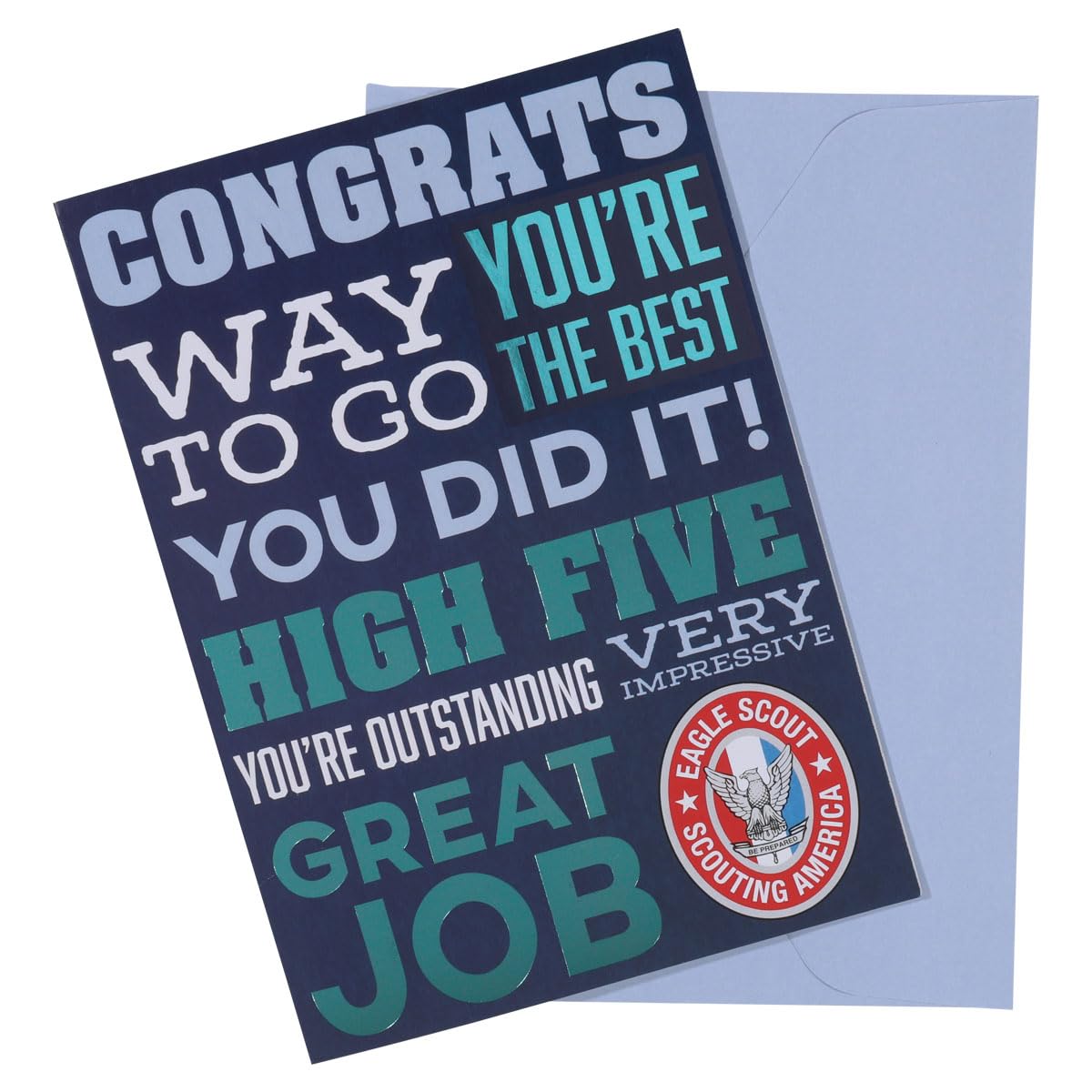 Scouting America Eagle Scout Congratulations Card