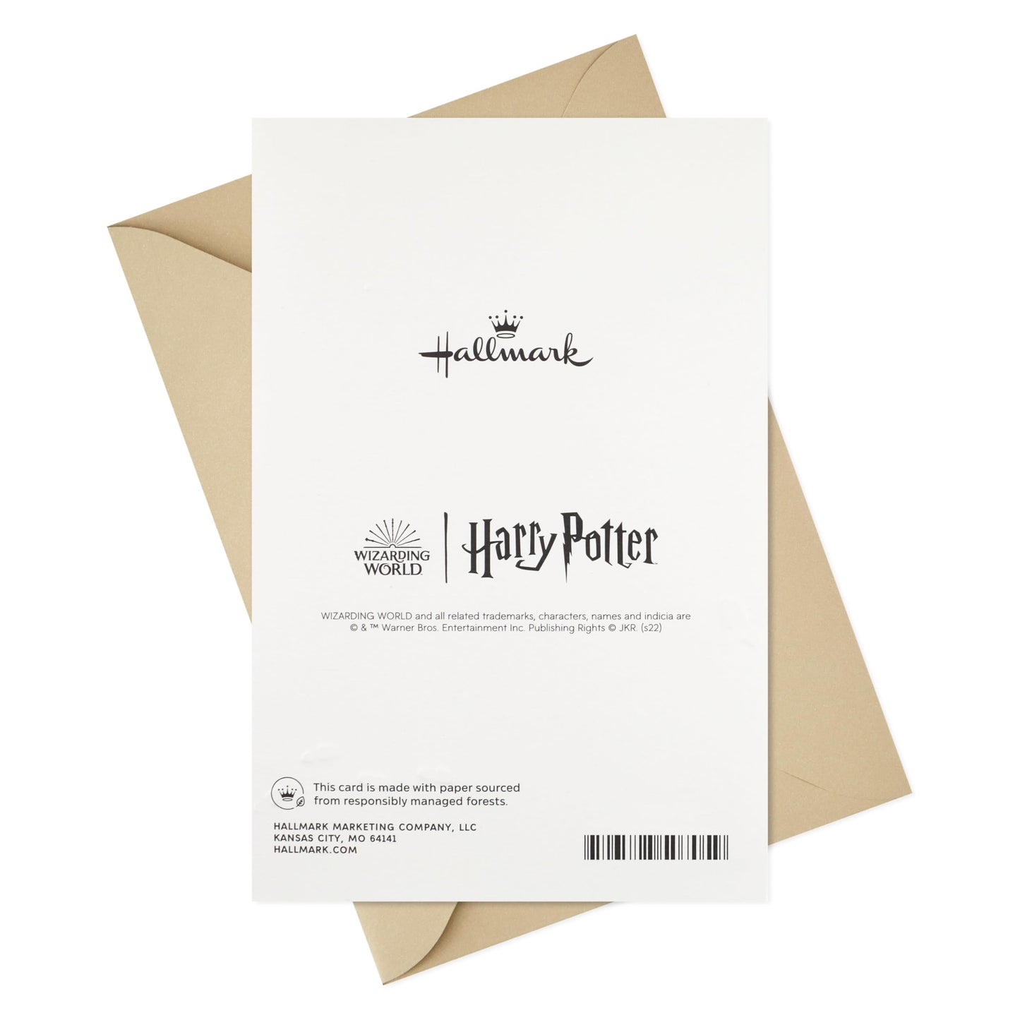 Hallmark Harry Potter Birthday Card (Marauder's Map)