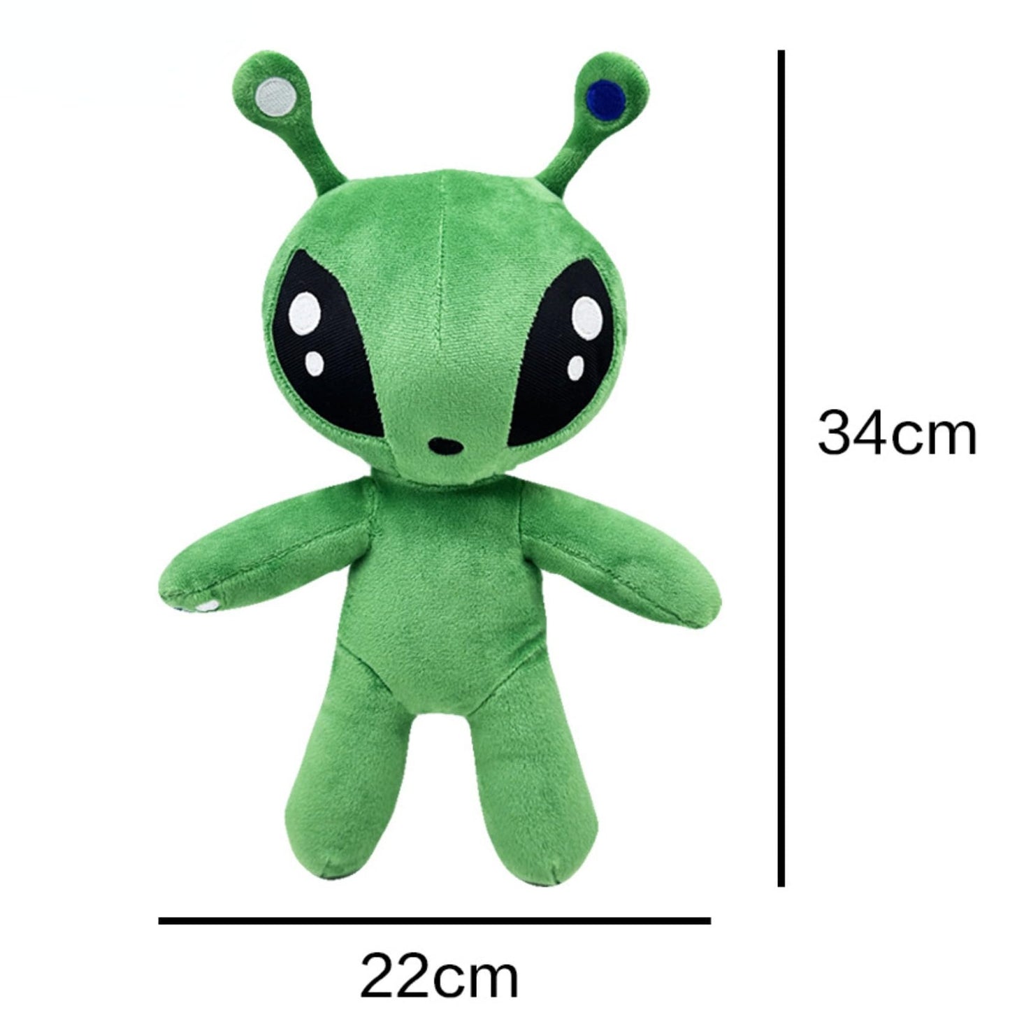 Alien Plush Toy,Green Alien Plush Doll,Soft Alien Creature Pillow for Home Kids’Room Decor,Gift for Animation Fans and Doll Toys