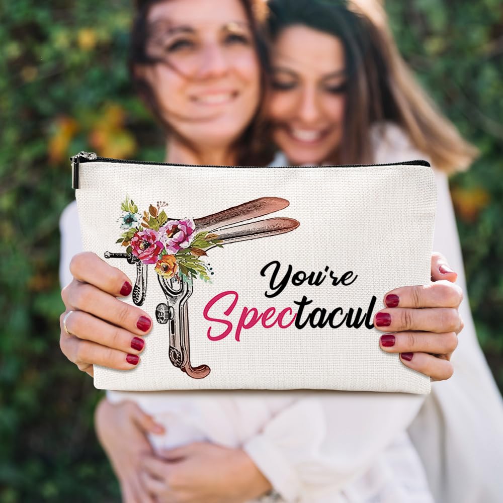Inspirational Midwife Survival Kit Thank You Gifts Spectacular Makeup Bag Cosmetic Bag Graduation Birthday Ob-gyn Doctor Gifts for Women Friend Doctor Nurse Christmas Nurse Week Travel Toiletry Bag