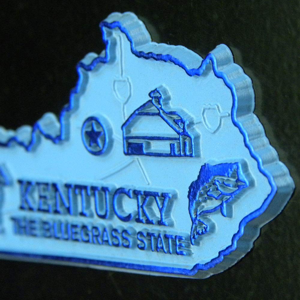 North Carolina Small State Magnet by Classic Magnets, 3.3" x 1.3", Collectible 3D Rubber Vintage-Style Souvenirs and Gifts Made in the USA