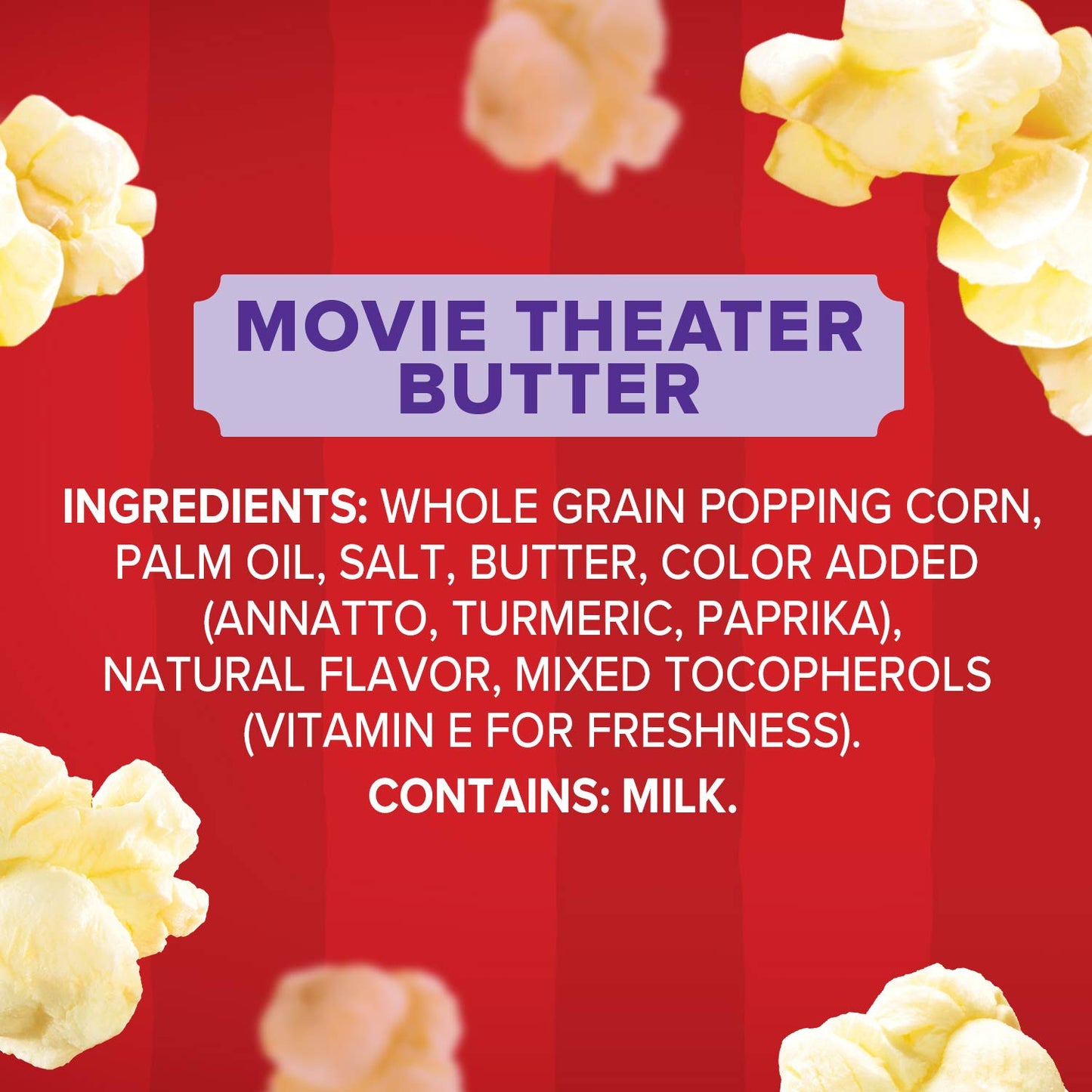 Orville Redenbacher’s Microwave Popcorn Mini Bags, Movie Theater Butter Flavor, 3g Fiber Per Serving, 1.5 oz., 12-Count