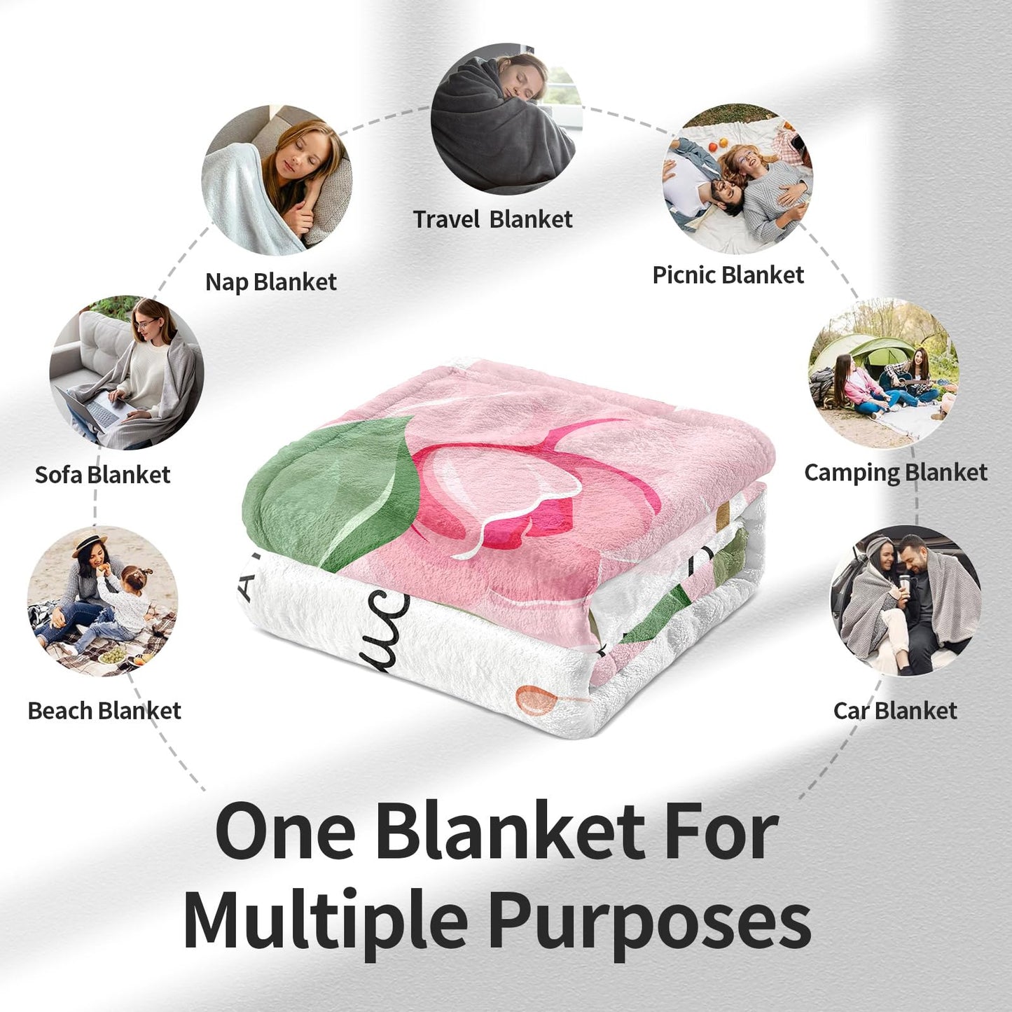 Mothers Day Abuela Gifts in Spanish, Abuelita Gifts, Dia de las Madres Regalos para Abuela, Gifts for Abuela, Abuelita Gifts from Grandchildren, Gifts for Grandma Spanish Throw Blanket 60" x 50"