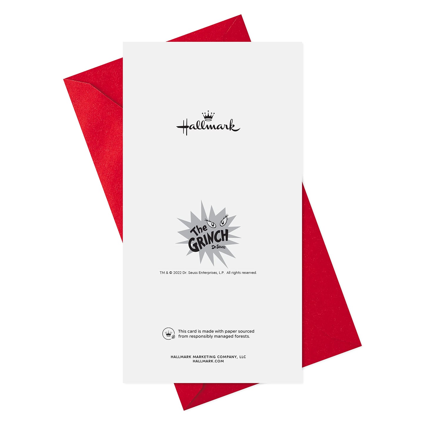 Hallmark Pack of Christmas Money or Gift Card Holders, The Grinch (6 Holiday Cards with Envelopes)