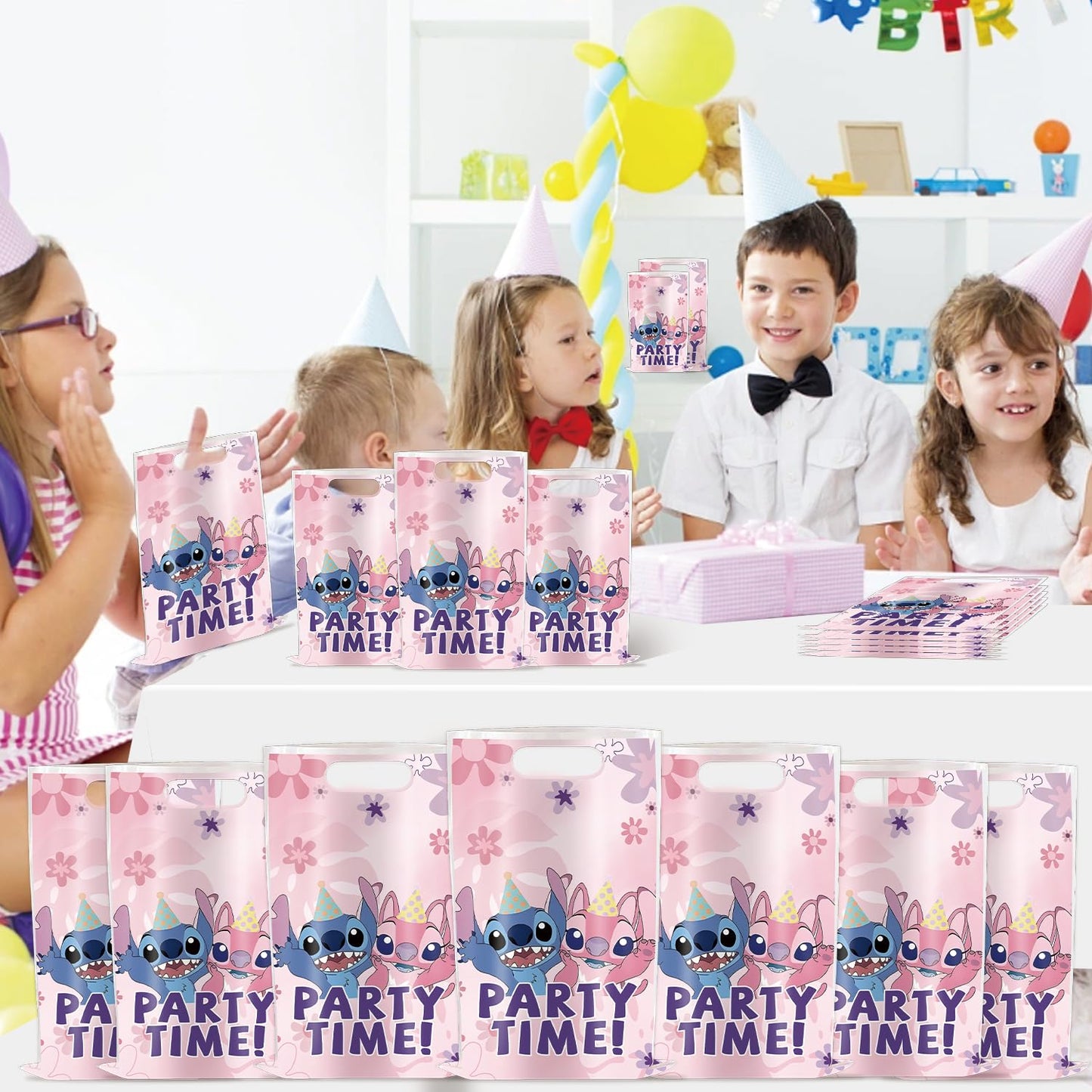 Losede 30pcs Birthday Party Gift Bags Candy Bags Goody Bags Birthday Party Supplies Decorations (Style 6)
