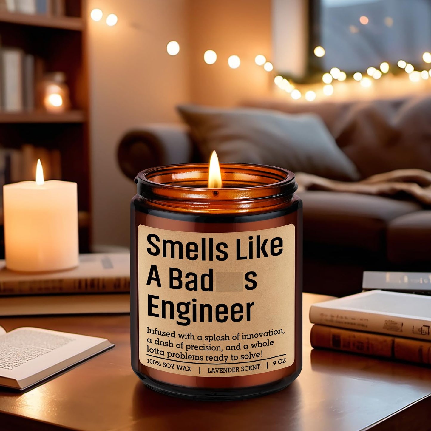 GSPY Candle, Engineer Gifts for Men, Women - Cool Graduation, Fathers Day, Birthday, Engineering Gifts for Engineers, Students, Grads - Mechanical Civil Electrical Software Aerospace Engineering Ideas