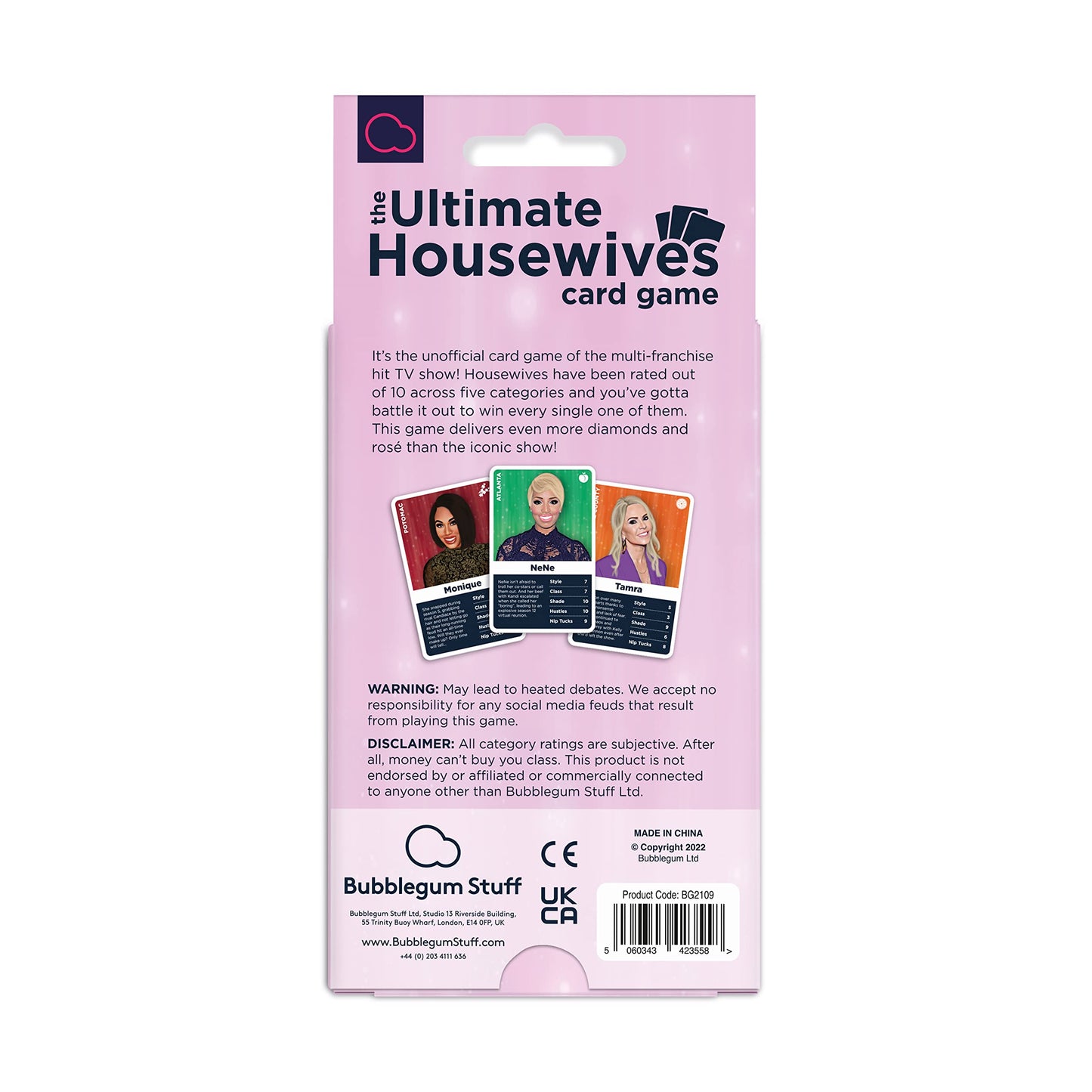 Bubblegum Stuff Ultimate Housewives - Trumps Card Game - Win Every Housewife to Win The Game - Funny Gifts for Her - Funny Gifts for Him - Suitable for Adults and Teenagers