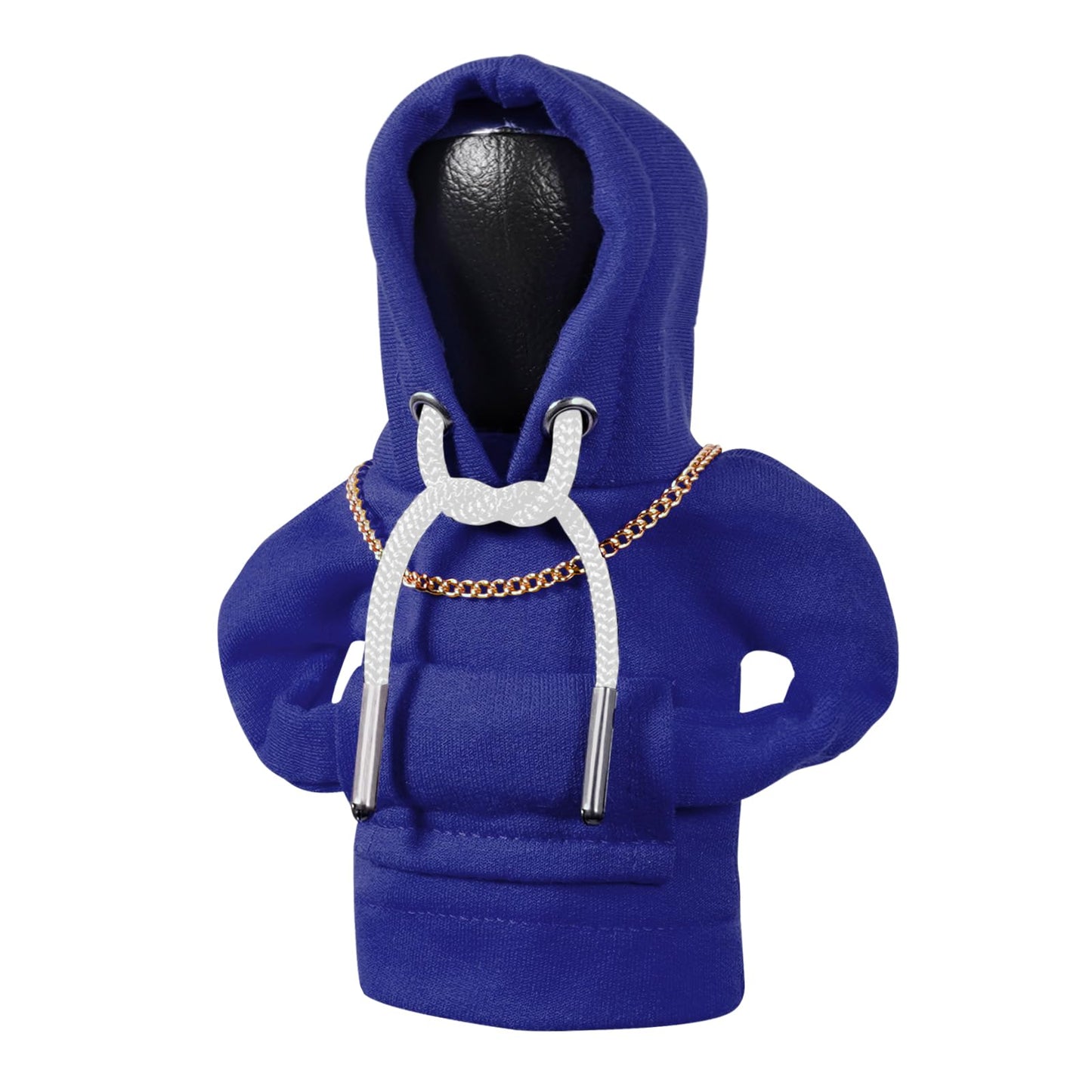 Car Shift Knob Hoodie, Funny Gear Shift Knob Shirt Sweater, Winter Warm Shift Knob Cover Sweater Shirt, Automotive Interior Novelty Accessories Decorations, Universal Fit Knob Cover Gift (Blue)