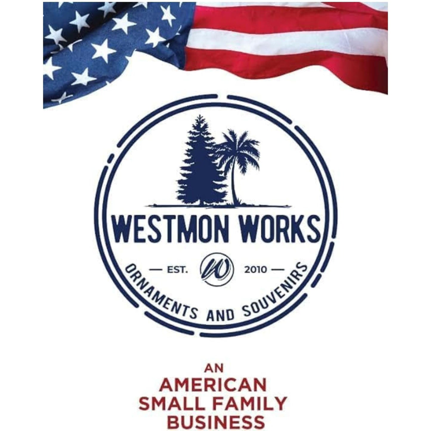 Westmon Works North Carolina Keychain Souvenir First In Flight License Plate Metal Key Ring