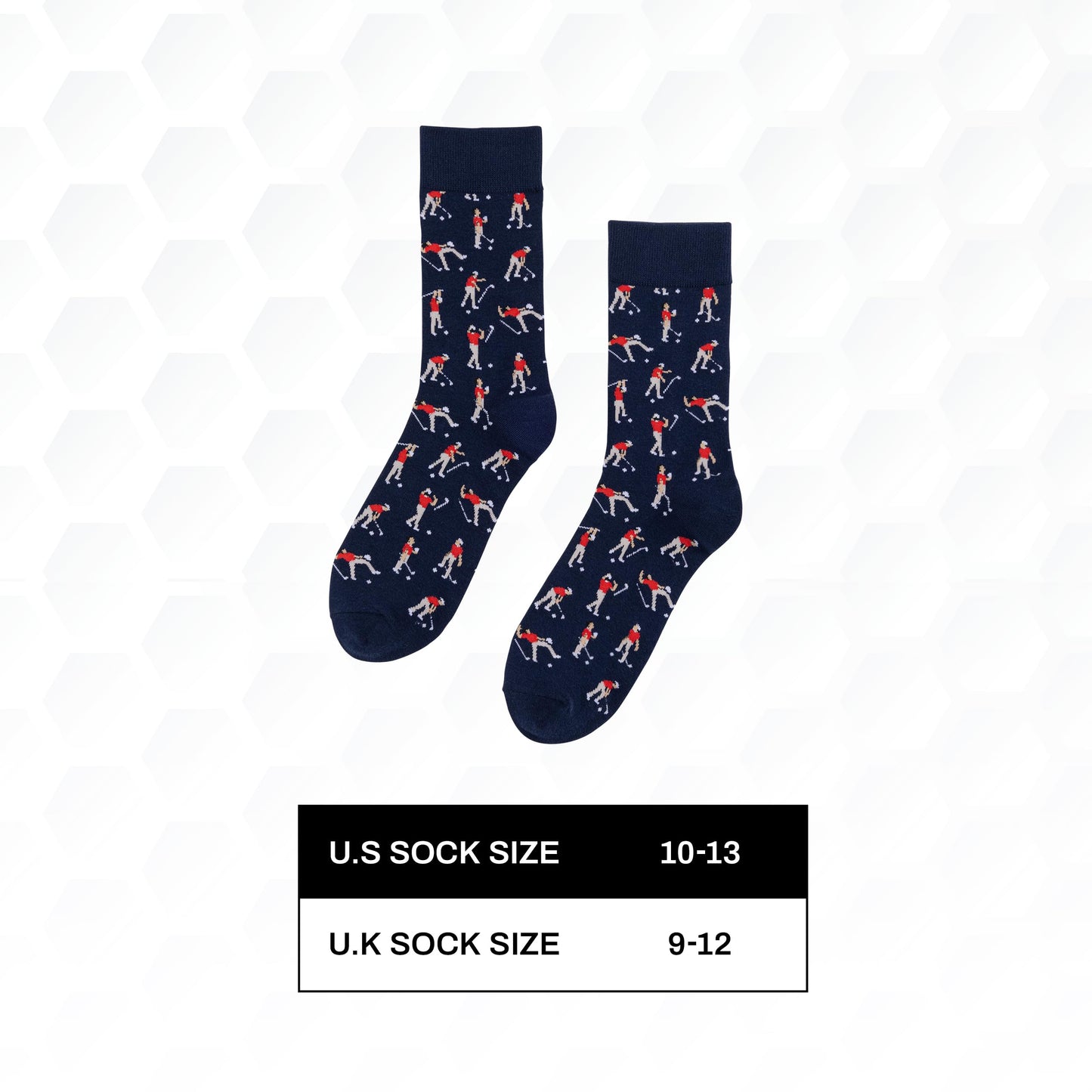 Shanker Golf Socks - Funny Angry Golfer Socks - Funny Golf Gift for Men - 1 Pair per Pack - Size 10-13