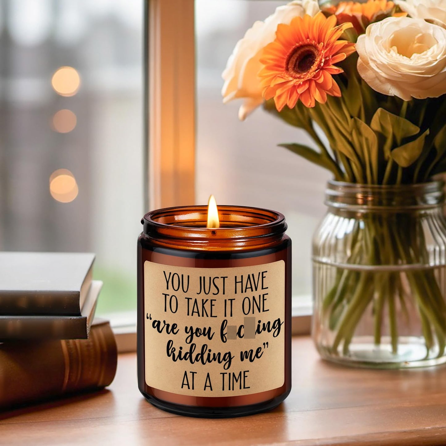 LEADO Candles, Boss Lady, Coworker Gifts for Women, Men - Cool Ideas, Funny Mothers Day Gifts for Coworkers, Best Friend, Mom, Employee - Sarcastic, Work, Birthday Ideas for Boss, Female, Male, Woman