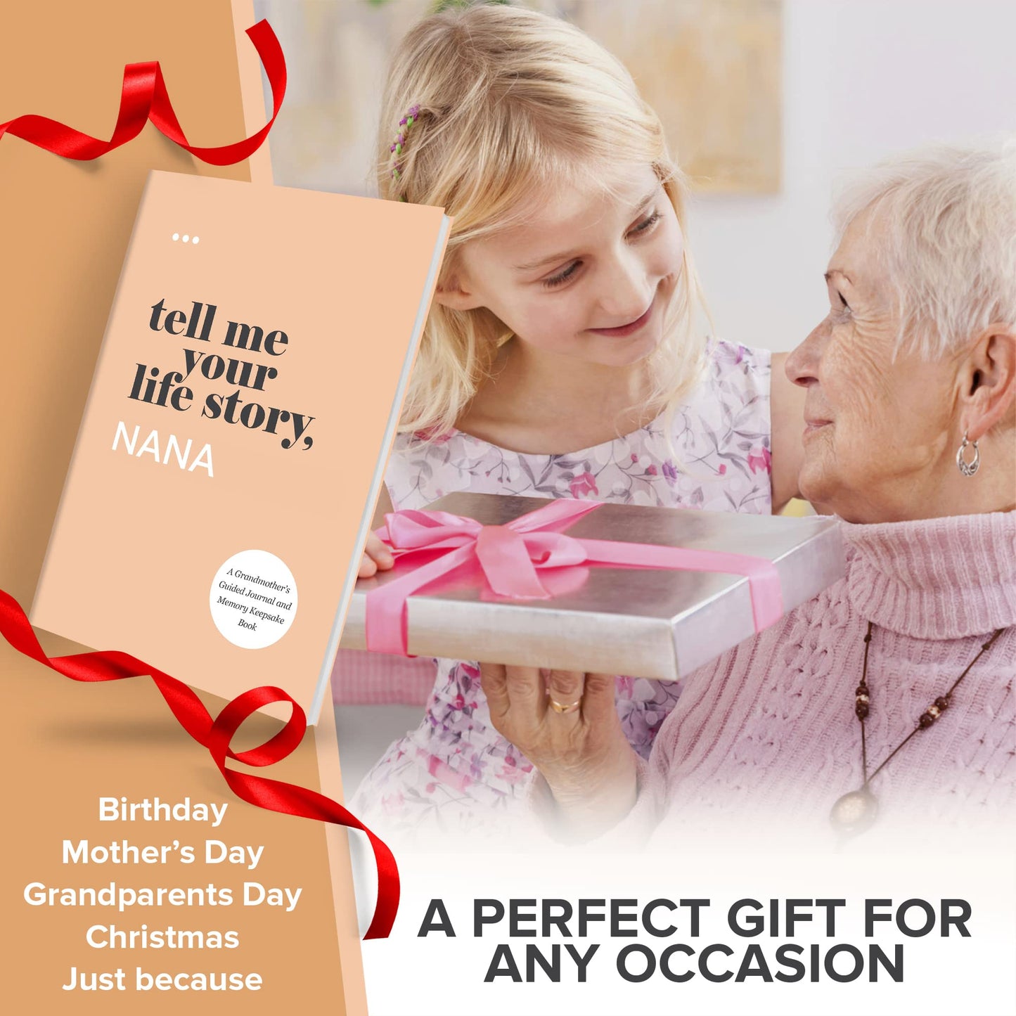 Tell Me Your Life Story, Nana: A Grandmother’s Guided Journal and Memory Keepsake Book (Tell Me Your Life Story® Series Books)