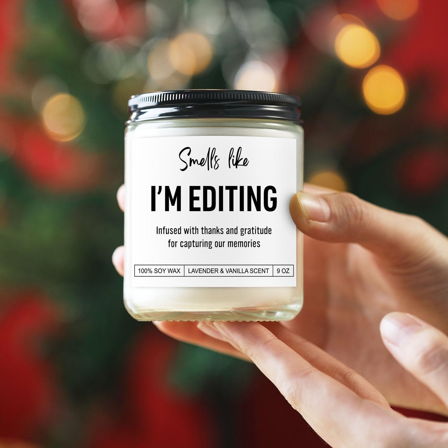 Candle, Photography Gifts for Photographers Men, Women, Photographer Gifts, Graduation, Cool Funny Presents for Photographers, Wedding, Camera Lovers, Videographer, Video Editor, Film Maker