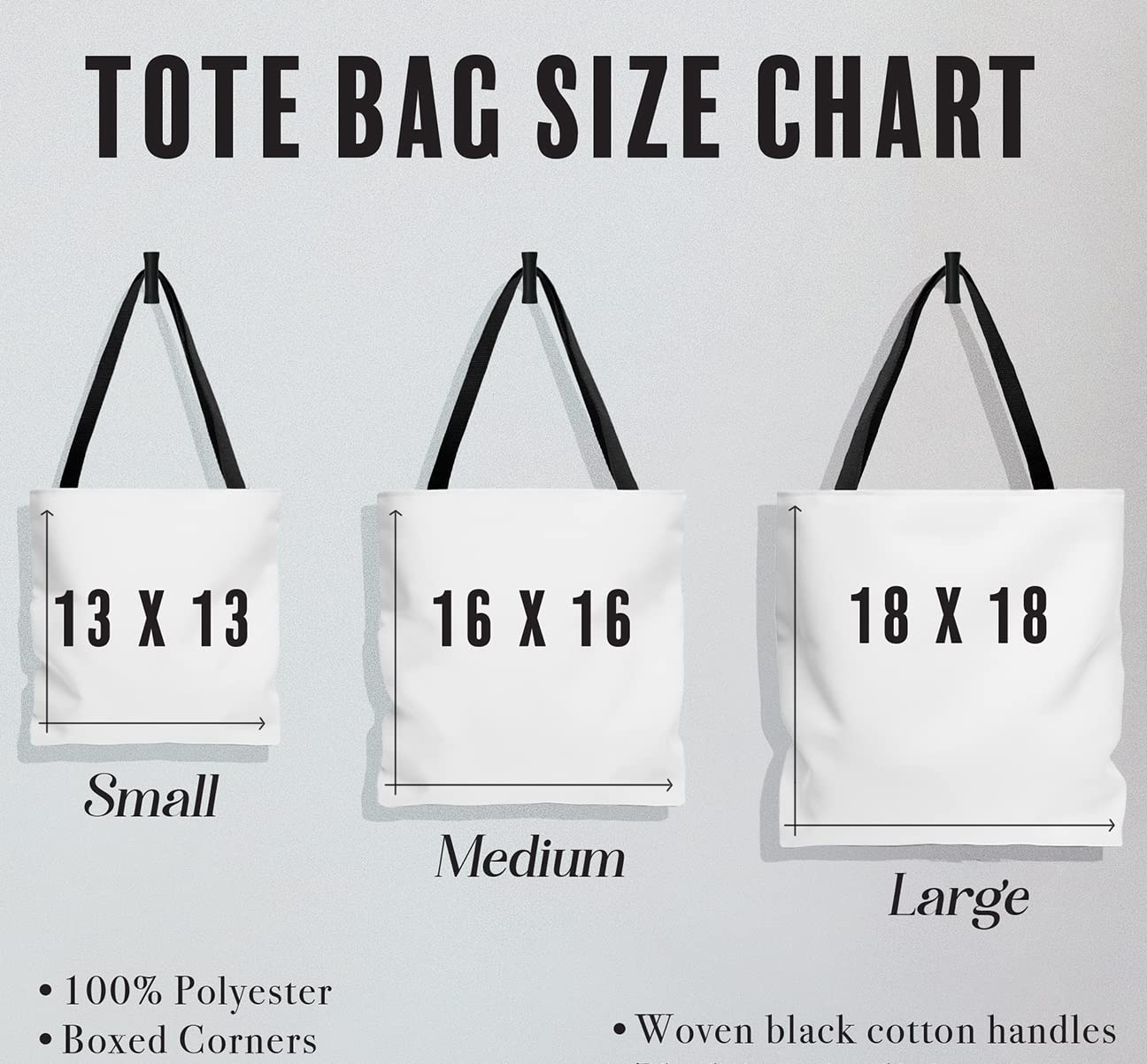 Personalized Tote Bag - Mermaids, Custom Name/Text, Reusable w/Straps, Canvas Cloth Fabric, Customized Gift Idea, Birthday/Christmas/Holiday Present, 18x18