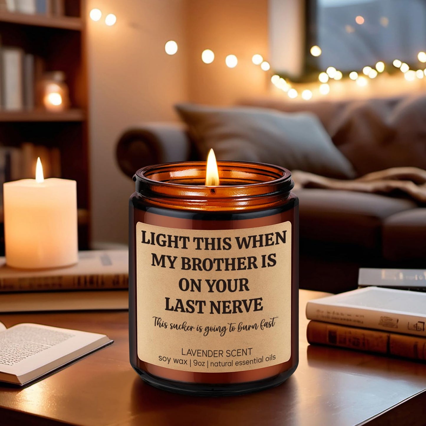GSPY Scented Candle, Sister in Law Gifts - Birthday Gifts for Sister in Law, Brother - Funny Wedding, Bridal Shower, Mothers Day, Happy Birthday Ideas for SIL, Brothers Girlfriend, Future SIL, Bride