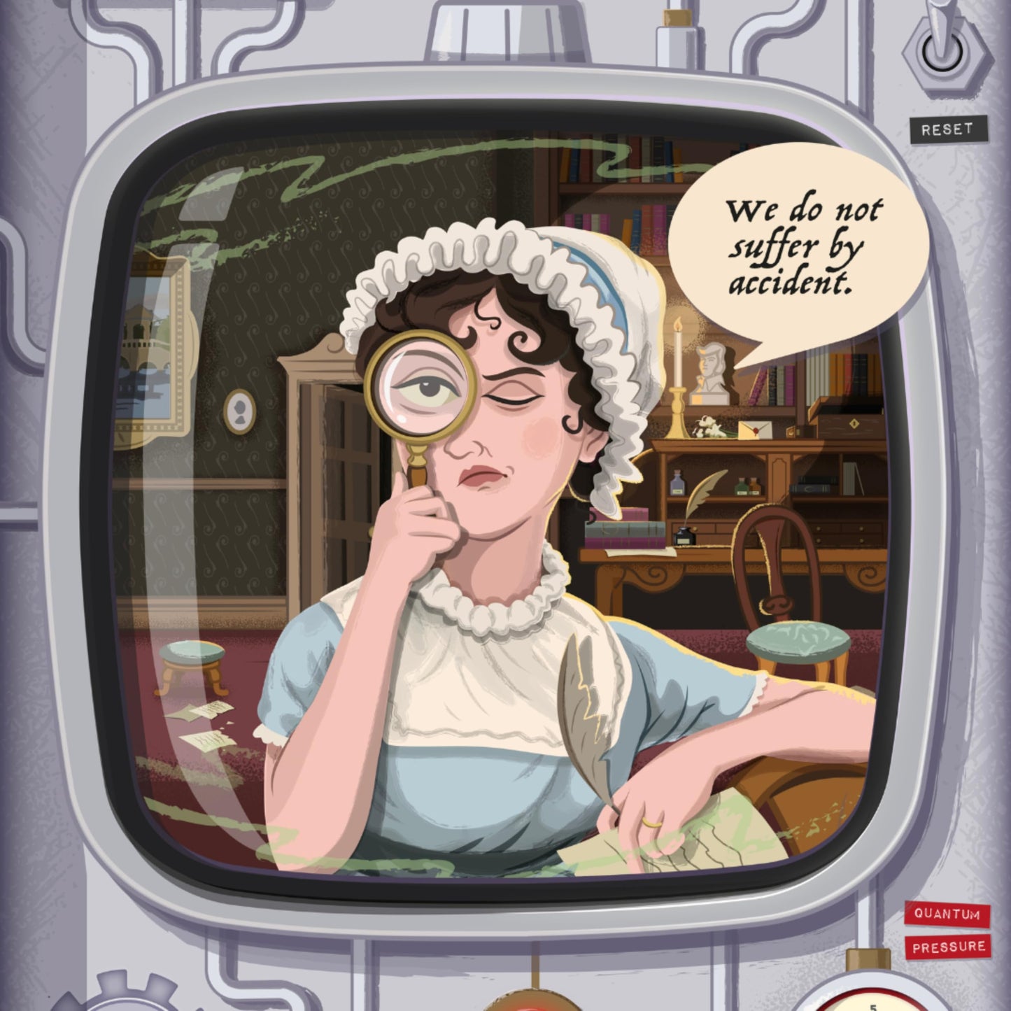 Ridley's Timescape: Jane Austen- Escape Room Game - Travel Back in Time to Help Jane Solve the Crime -Re-Playable and Re-Giftable - Date Night Favorite - 1+ Players for Ages 12+ and 90 Minute Playtime