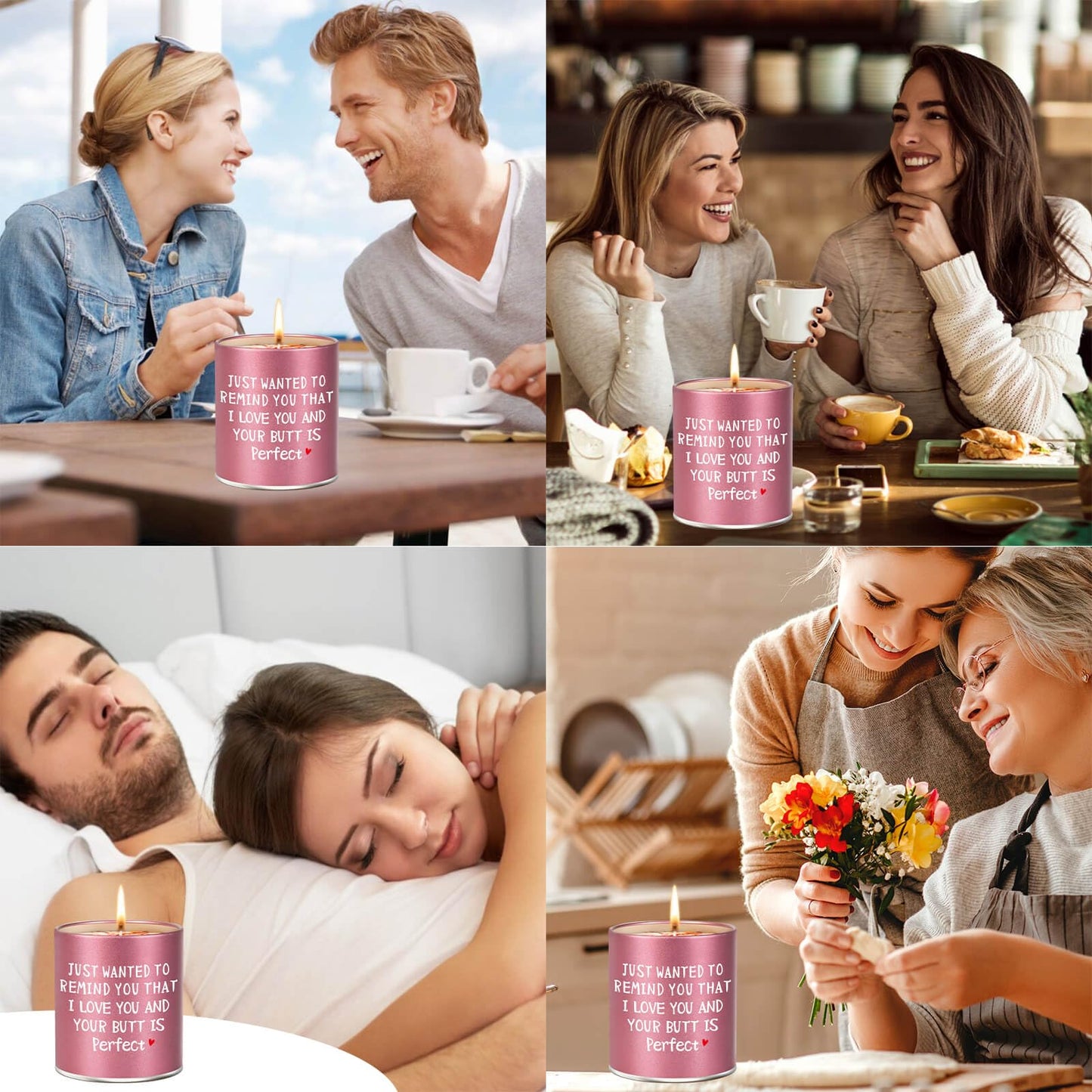 Valentines Day Gifts for Girlfriend Her Christmas Stocking Stuffers Gifts for Wife Women Sisters Mom Funny ldeas Scented Candle for Anniversary Friendship Celebration Birthday Galentines Day