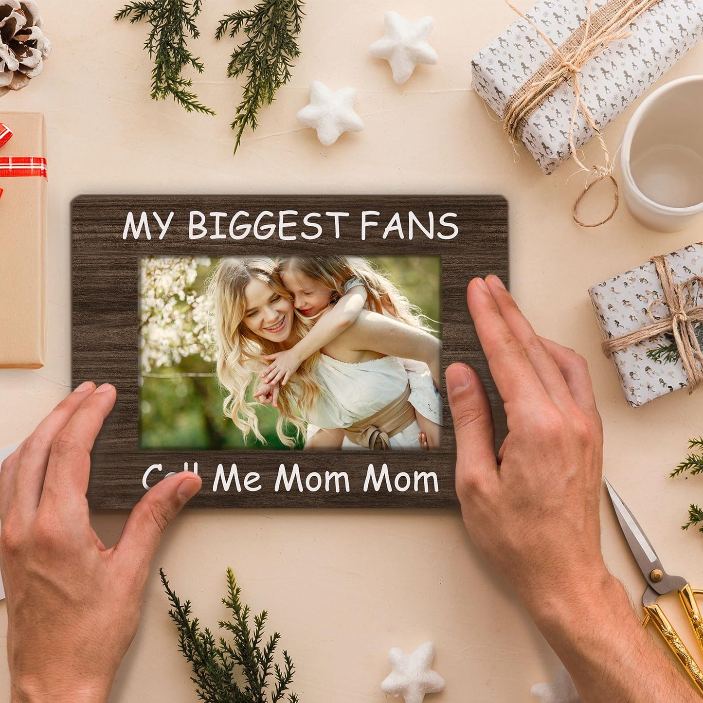 Mom Mother Picture Frame 4x6,Call Your Mom Photo Frame,Mommom Gifts,Mother To Moms Gift,Gifts From Daughter Son