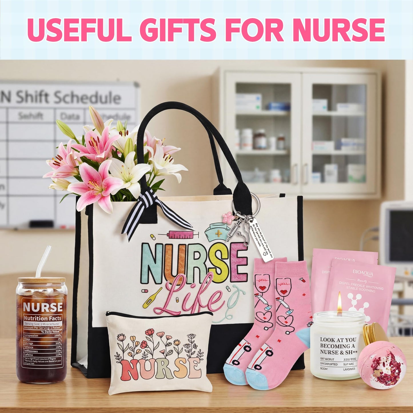 Nurse Gifts Nurse Appreciation Gift Set for Women, Nurse Graduation Gift for Women, Birthday Gift for Nurses Week, Nurse Practitioner Gifts
