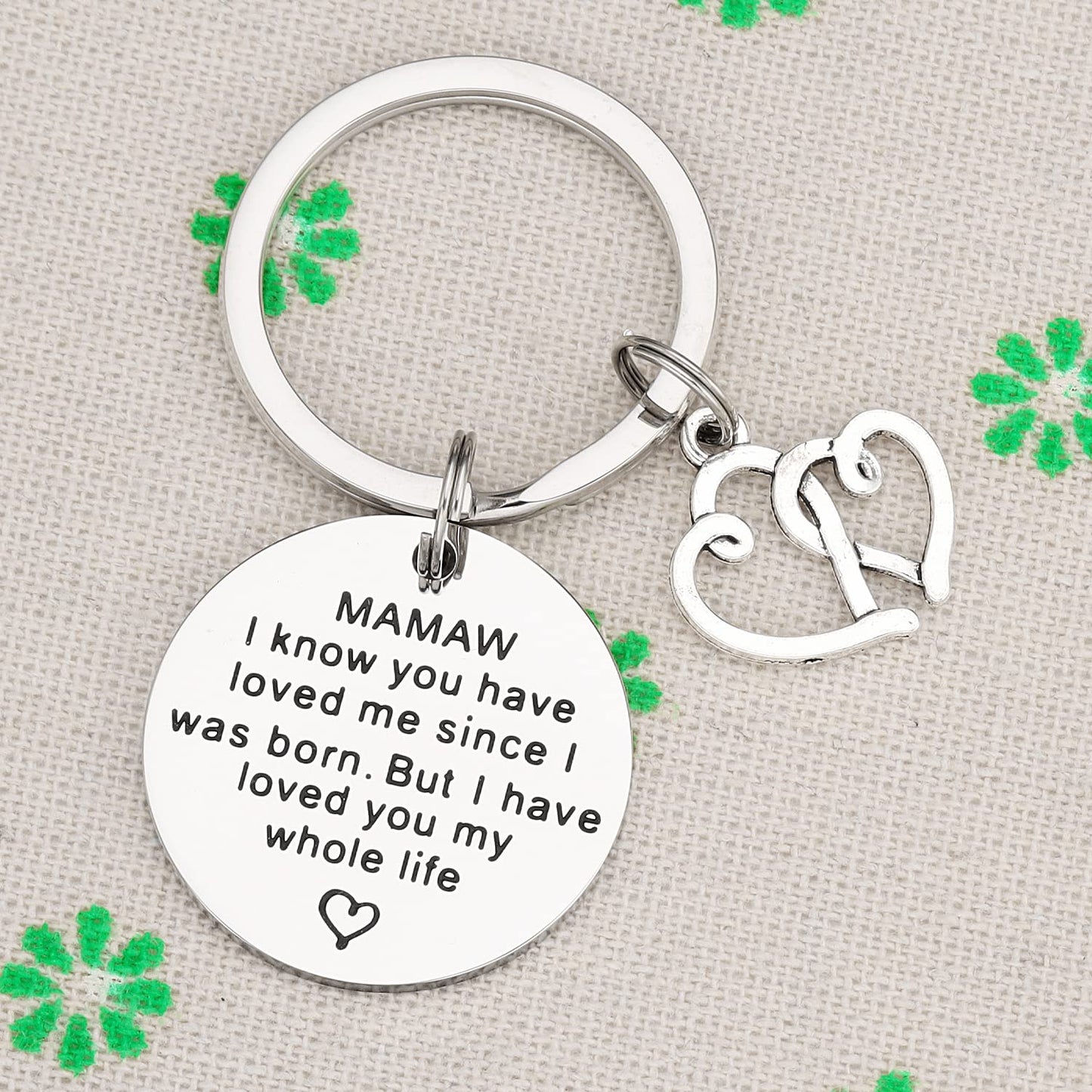 Mamaw Gifts Keychain for Women - Best Mamaw Ever Key Chains Gift