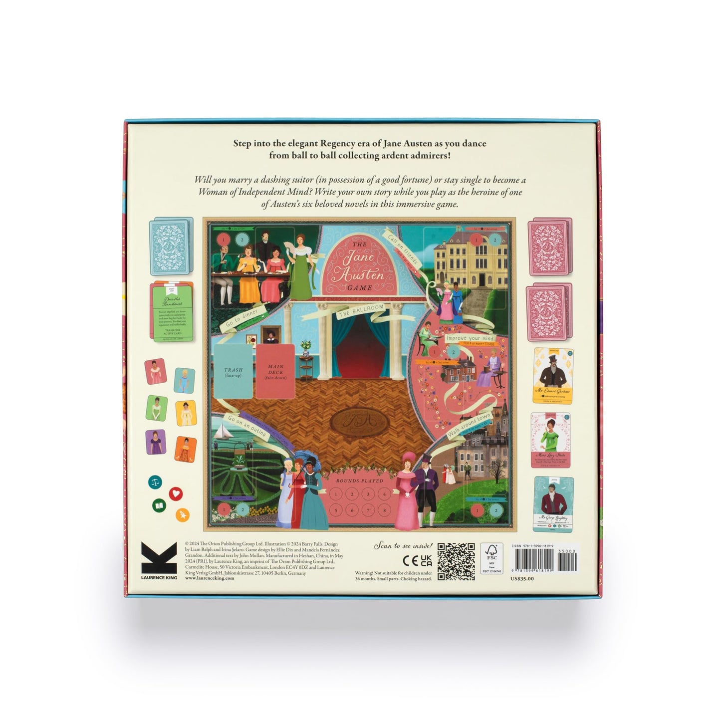 The Jane Austen Game: an immersive boardgame – Play as Your Favorite Austen Heroine!