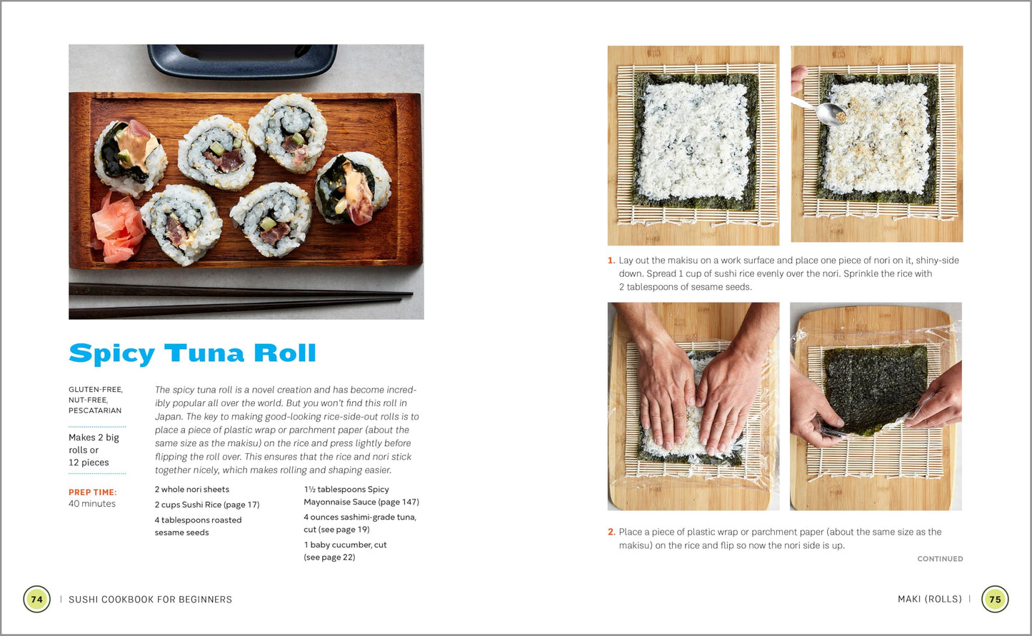 Sushi Cookbook for Beginners: 100 Step-By-Step Recipes to Make Sushi at Home