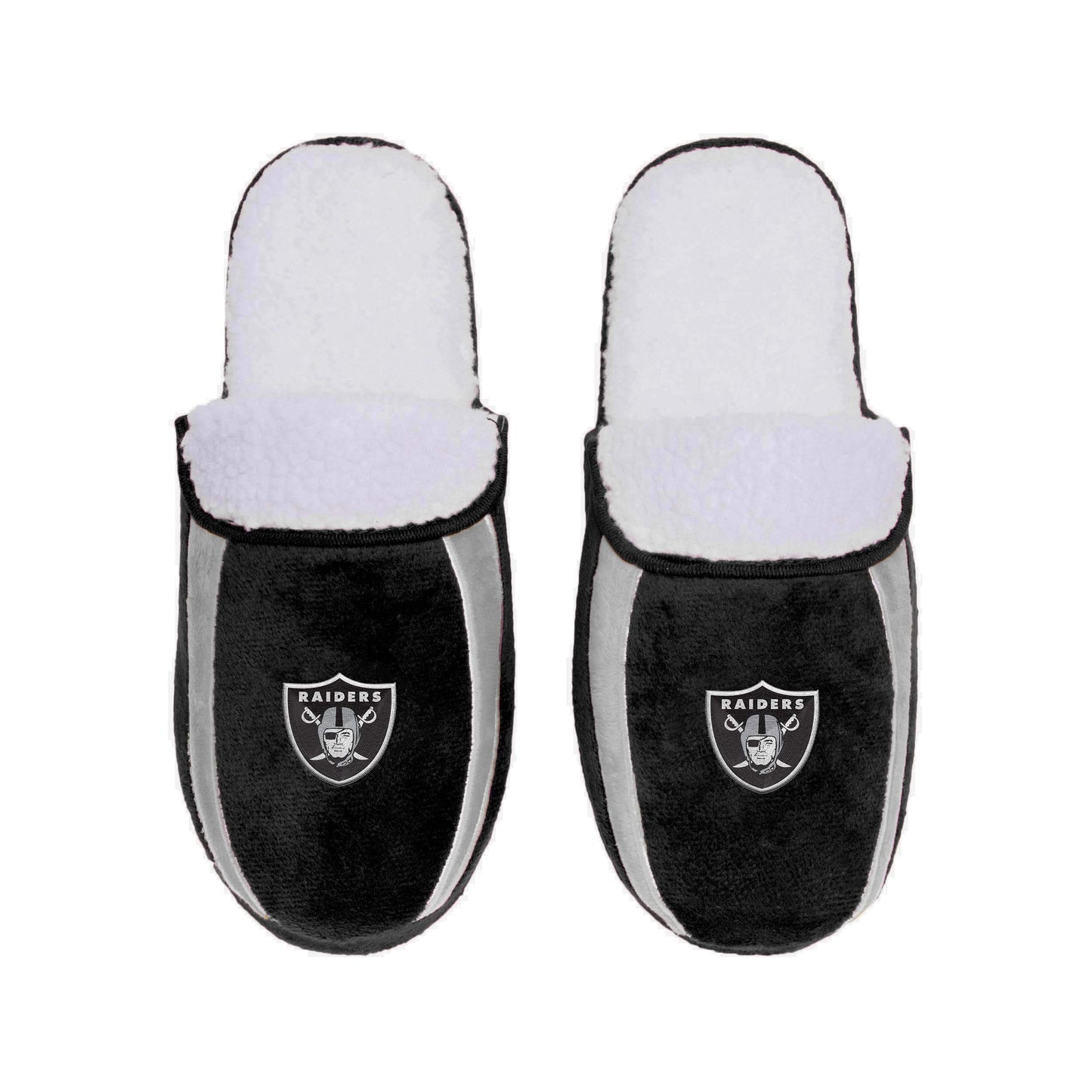 FOCO NFL Mens Football Team Logo Moccasin Slippers Shoes