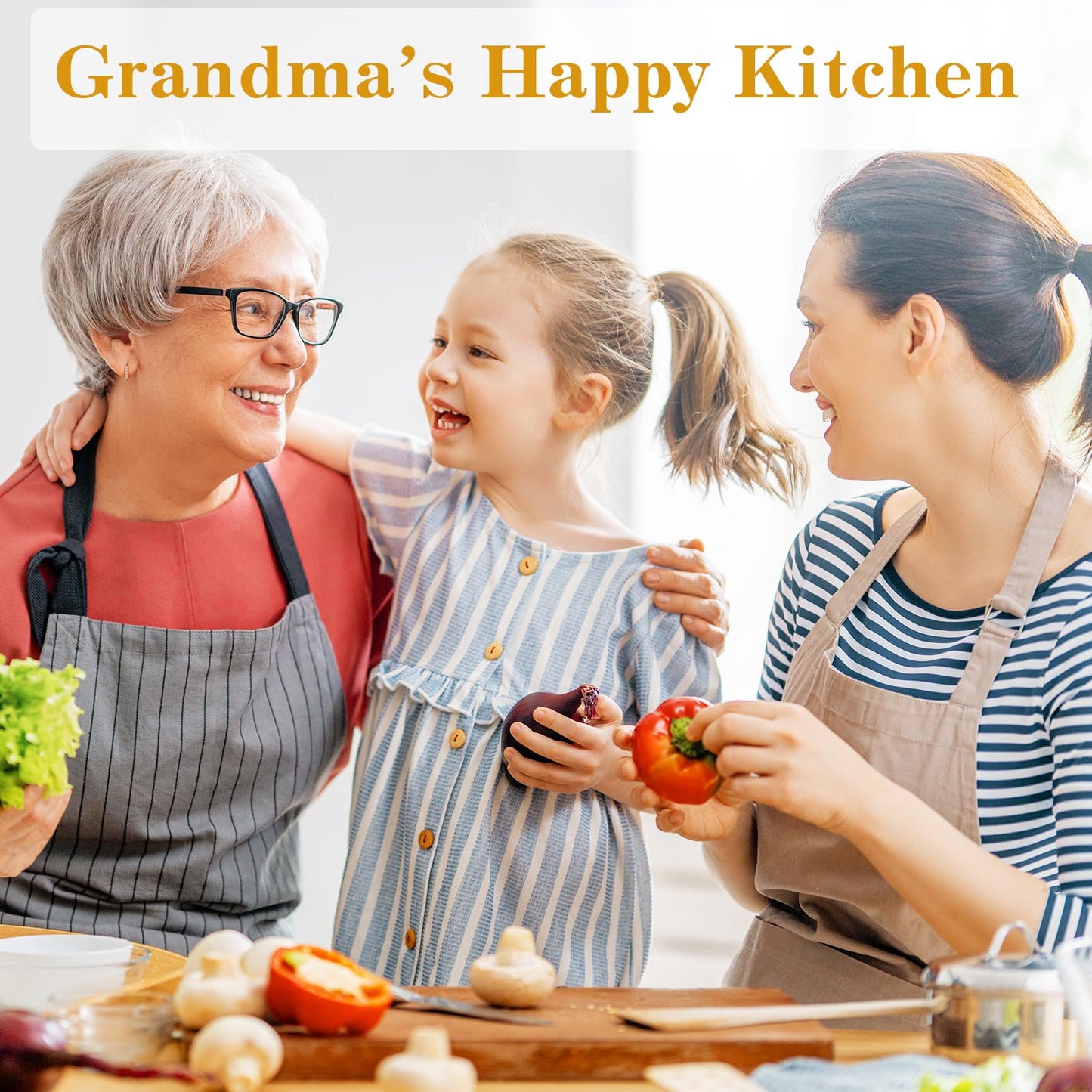 Grandma Gifts, Grandma Birthday Gifts, Unique Grandma's Cutting Board, Best Mothers Day Christmas Gift for Grandmother Nana from Granddaughter Grandson