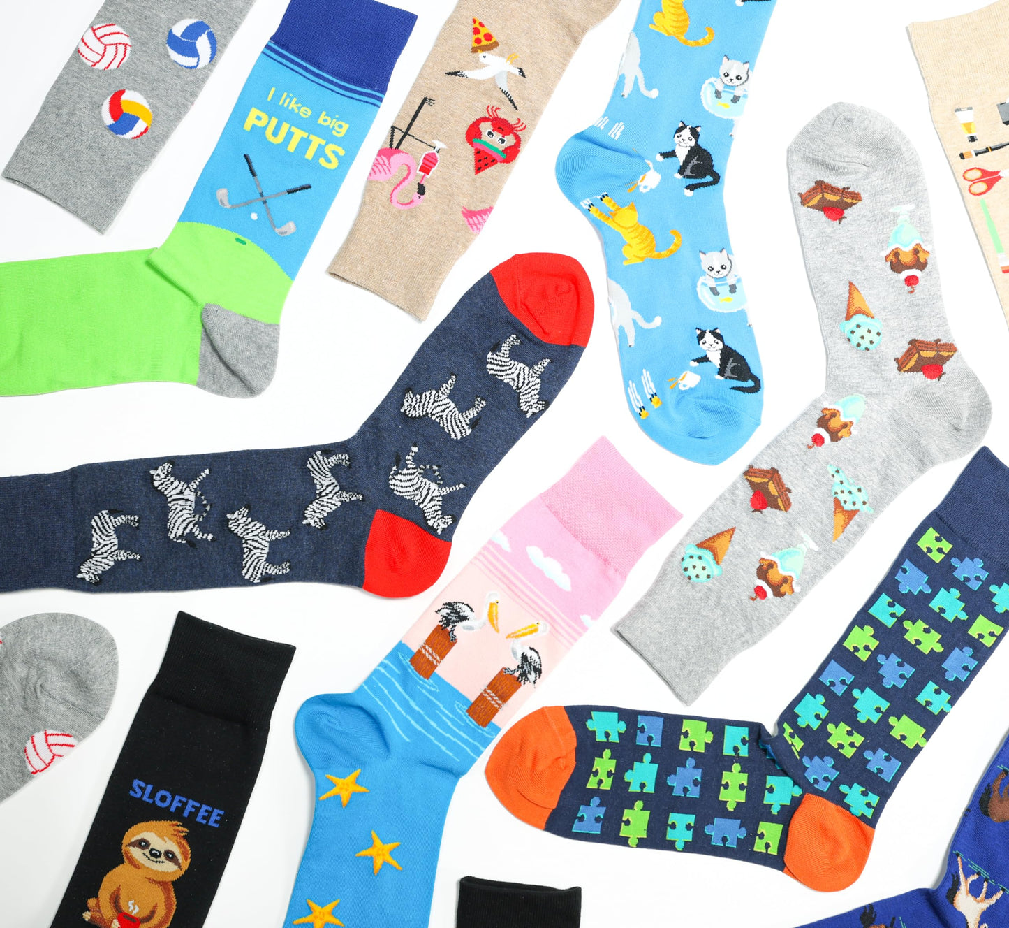 Hot Sox Men's Classic Fashion Crew Socks