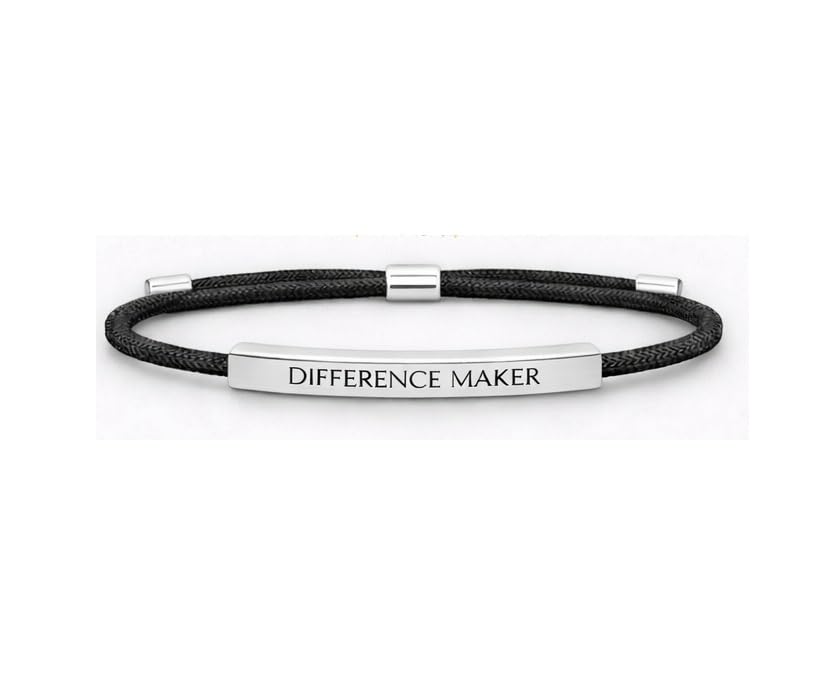 VIY Personal Card School Bus driver appreciation gifts, Best bus driver gifts, Difference maker bracelet for women, Difference maker gift, End of school year gift for coworkers