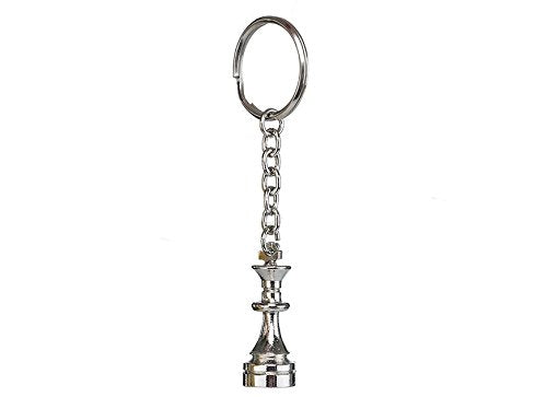 Chess METAL keychain KING - Chess piece key tag