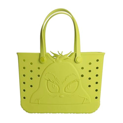 Dr. Seuss The Grinch Rubber 16.5" EVA Molded Gummy Tote