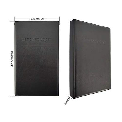 ZUFECY Business Card Organizer Business Card Holder Book, Portable Business Card Binder File Sleeve Storage, Business Card Holders,120 Cards