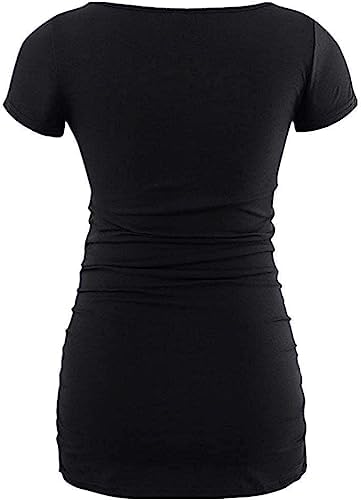 Maternity T-Shirts for Women Short Sleeve Pregnancy Shirts Bump Friendly Tops Maternity Tops Mama Tshirt Pregnancy Essentials