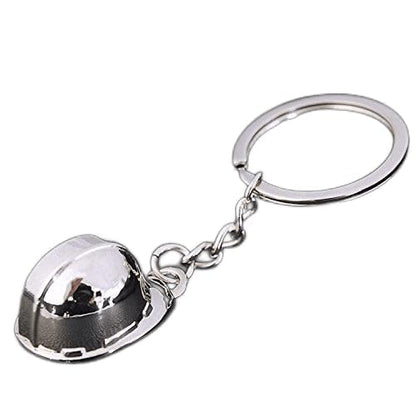RDD 3D Metal Hard Hat Helmet Builder Construction Safety Hat Keychain Novelty