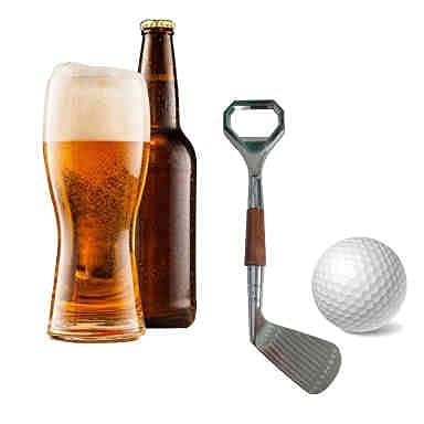 Golf Club Bottle Opener, Golfer Beer Novelty Item for the Golf Lover and Beer Enthusiast, golf decor Made from Zinc Alloy, 100g