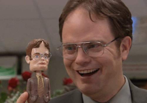 Cleaky Dwight Schrute Bobblehead for Dunder Mifflin, The Office Merchandise, The Office Gifts for Office Fans, The Office Bobblehead, The Office TV Show Gifts