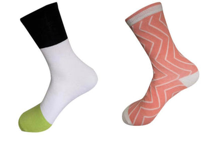 Sushi Socks Box: 2 pairs featuring Salmon Nigiri and Cucumber Maki designs. So cute and comfy! Stretchy, and unisex.