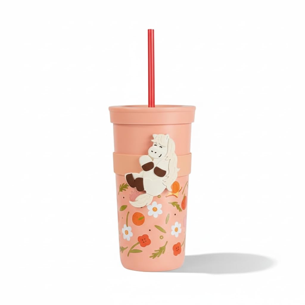 Starbucks Cold Cup 20 oz Year of the Horse Design | Reusable Straw Cup Festive Limited-Edition Drinkware