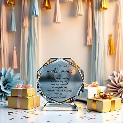 Wedding Officiant Statues - Thank You Gift for Making Our Wedding Day Special