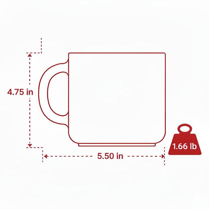 burton+BURTON 18oz Papa Mug, The Man The Myth The Legend Ceramic Coffee Cup in Decorative Gift Box