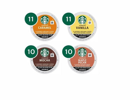 Starbucks Flavor Favorites Flavored Ground Coffee, 42 count.