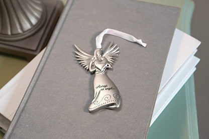 Beautiful Blessed Angel with Touching Sentiment - Sponsor Appreciation Gift (Metal)
