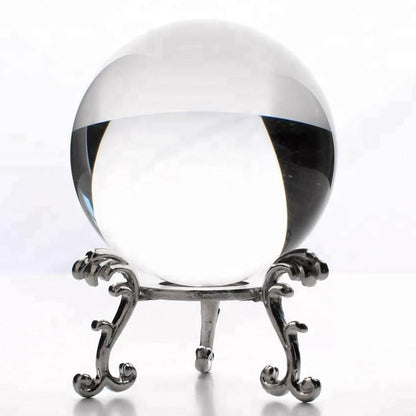 2-Piece 3D Laser Engraved Galaxy Crystal Balls with Silver Stand, and Clear Glass Sphere Paper Weights, Universe Nebula Decor for Home, Gift for Astronomy Lovers, Men, Women