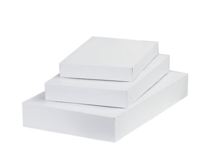All Day Gifts 12-Pack White Gift Boxes with Lids – Multi-Pack Gift Wrap Boxes for Clothes, Apparel, Christmas and Birthdays, Assorted Sizes